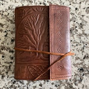Handmade leather journal